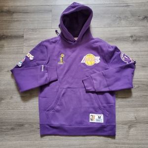 Mitchell Ness Los Angeles Lakers Champ City Hoodie Mens Large